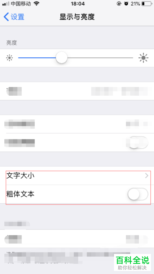 如何设置iPhone手机文字大小