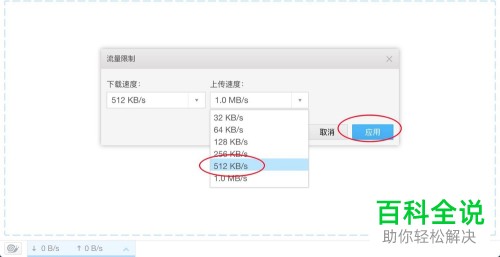如何手动设置Mac版fdm的上传速度和下载速度