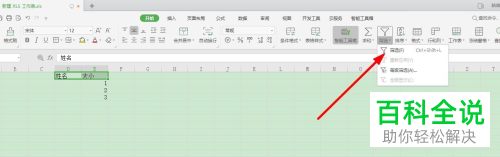 如何使用电脑版wps中的筛选功能