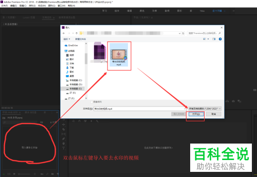 如何使用Premiere除去视频中的水印？