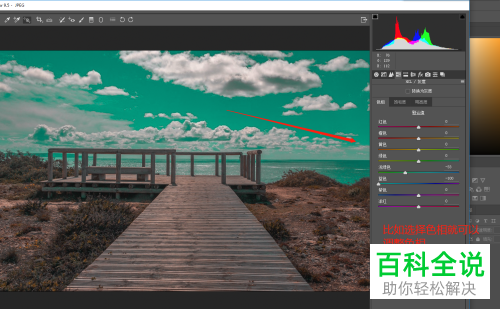 如何使用camera raw中的目标调整工具调整色彩
