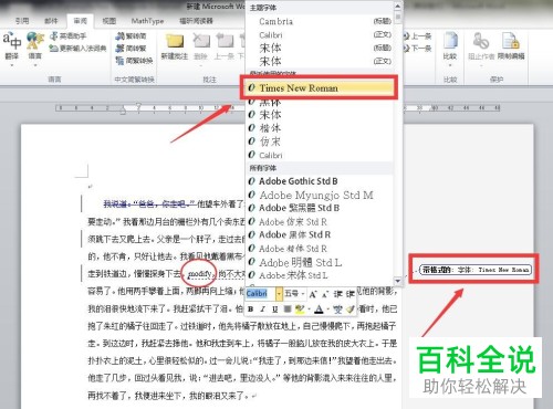 如何使用Word修订功能