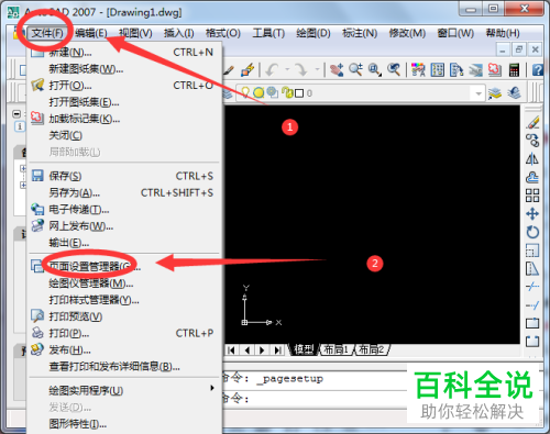 如何设置可以让autoCAD软件可以按显示着色打印？