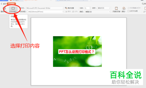 如何设置PPT的打印格式
