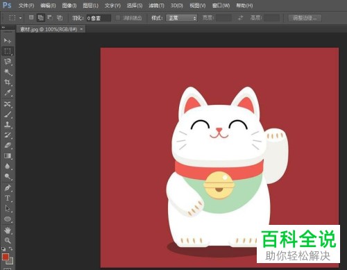 如何使用PS软件中的磁性套索工具提取图片中的图案？