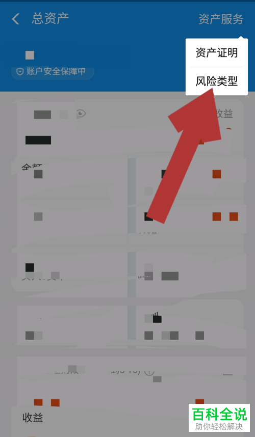 如何使用支付宝测试资产的风险类型？