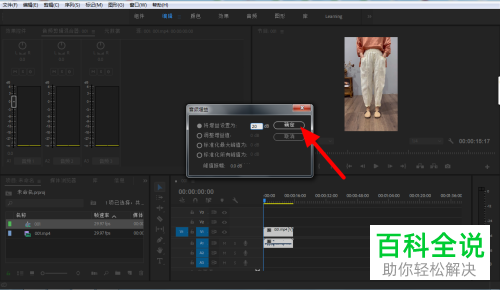 如何设置pr中视频的音量大小？