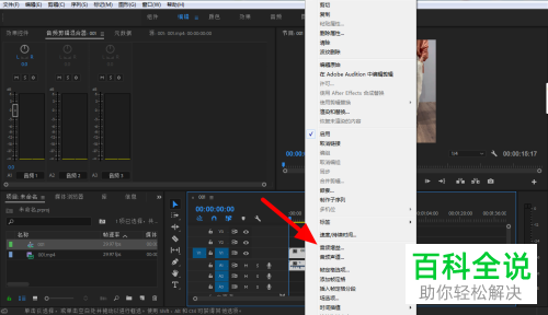 如何设置pr中视频的音量大小？
