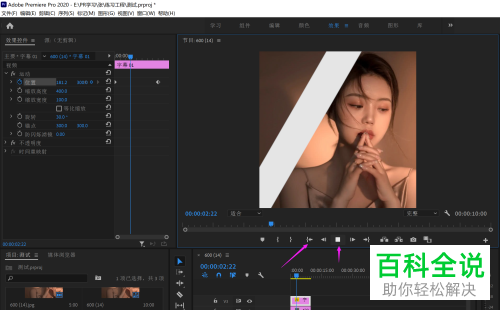 如何通过Pr给视频添加轨道遮罩、高斯模糊效果