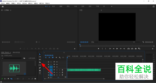如何通过Pr剪切音频文件