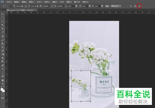 如何通过PS给图片添加缩略图