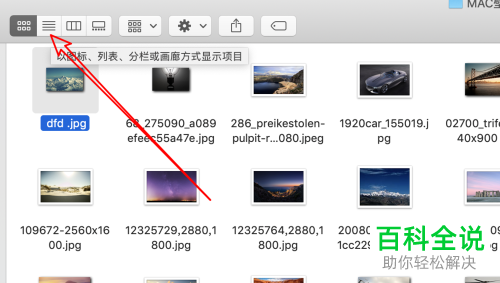 如何同时选中mac苹果电脑中的多个文件