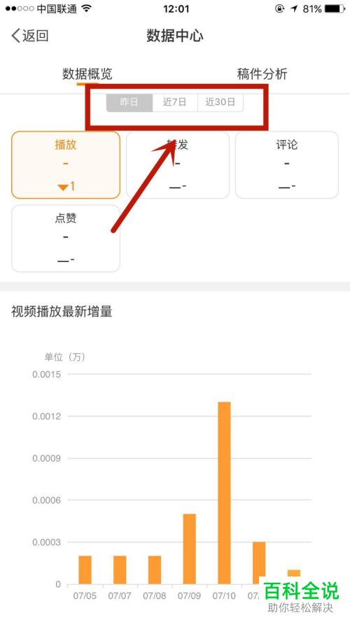 如何在微博视频号中查看自己的视频播放增量