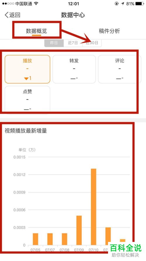 如何在微博视频号中查看自己的视频播放增量