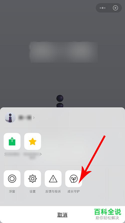 如何找到微信成长守护功能