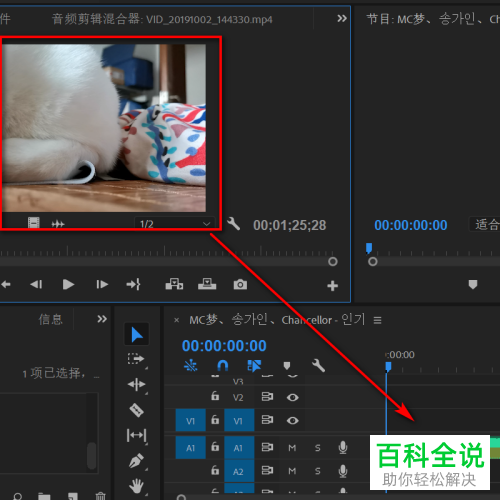 如何在PR软件中编辑音乐时设置自动打点