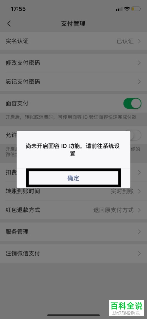 如何在苹果/iPhone手机上设置面容ID支付？