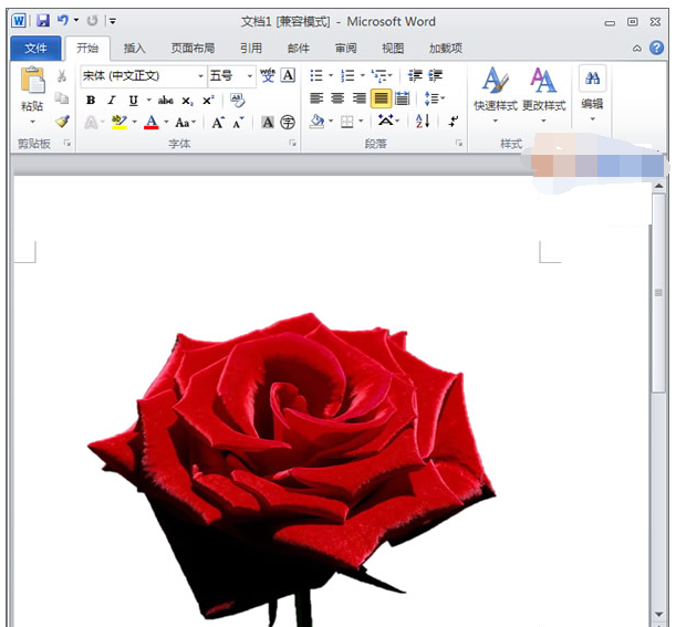 如何在Word中将图片的背景抠走