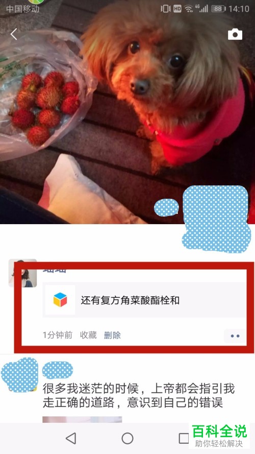 如何在手机微信中将收藏的内容分享至朋友圈?