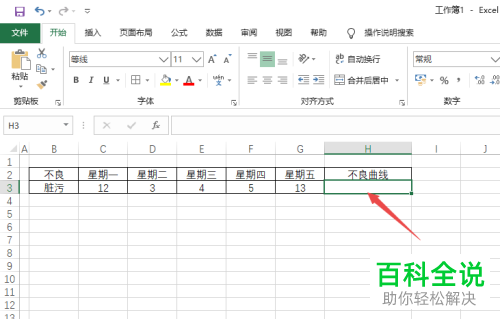 如何在Excel表格中插入迷你折线图