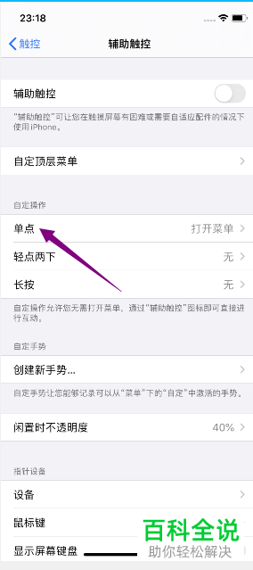 如何在苹果iphone11手机中设置自定义单点朗读屏幕