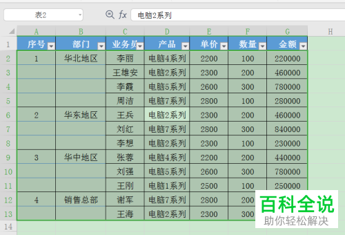 如何在WPS表格中创建超级表