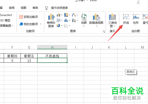 如何在Excel表格中插入迷你折线图