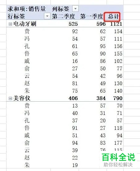 如何在Excel的数据透视表中设置启用或禁用总计