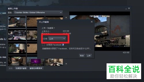 如何在STEAM软件中上传游戏的截图