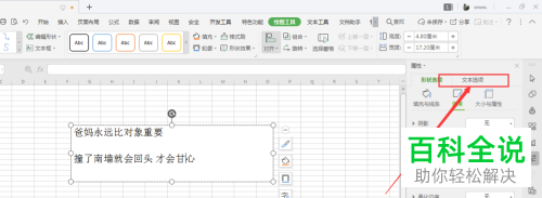 如何在电脑版WPS表格中转换横排的文本框为竖排