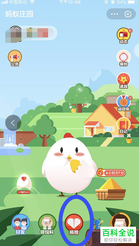 如何在支付宝蚂蚁庄园中进行公益捐赠？