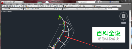 如何在CAD把一条弯曲道路平面图分部布局打印
