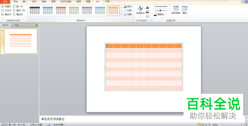 如何在PPT软件上创建表格？