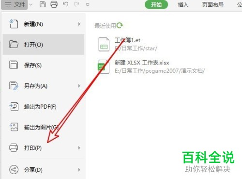 如何在2019版WPS表格中自定义打印页码范围？