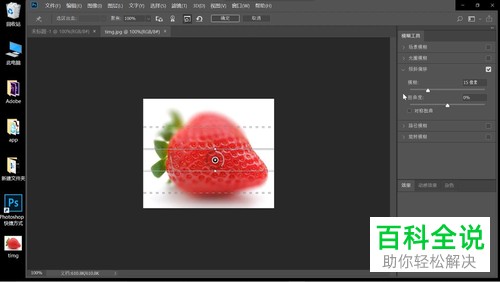 如何在PS软件中给图片设置倾斜偏移的模糊效果