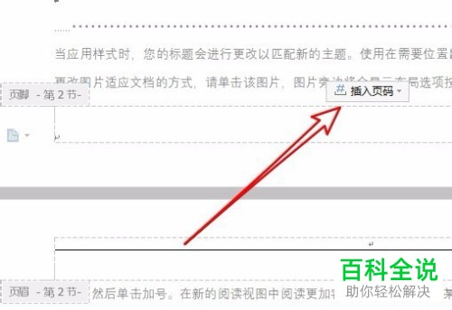 如何在WPS2019中设置文档页面底部中间插入页码