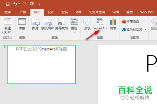如何在PPT中插入SmartArt流程图