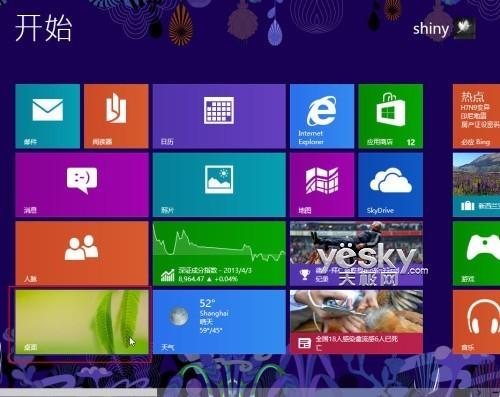 如何找回Win8开始界面消失的\