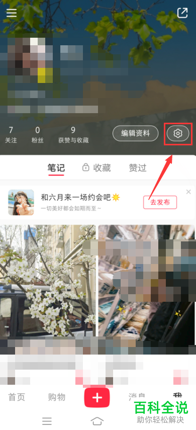 如何在小红书中公开收藏内容