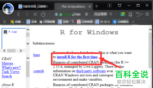 如何在电脑上下载R语言软件