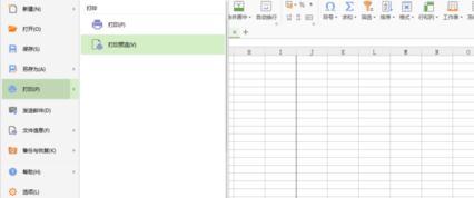如何在wps表格中设置打印预览