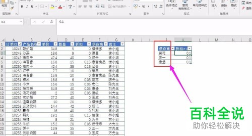 如何在电脑excel软件内对多条件的筛选记录进行动态提取