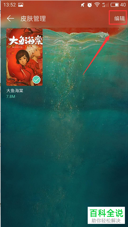 如何在网易云音乐app中将下载的皮肤删除？