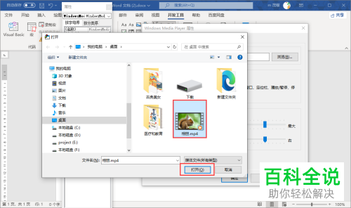 如何在Word文档中添加视频