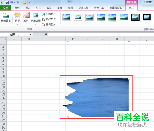 如何在Excel中去除图片的背景？