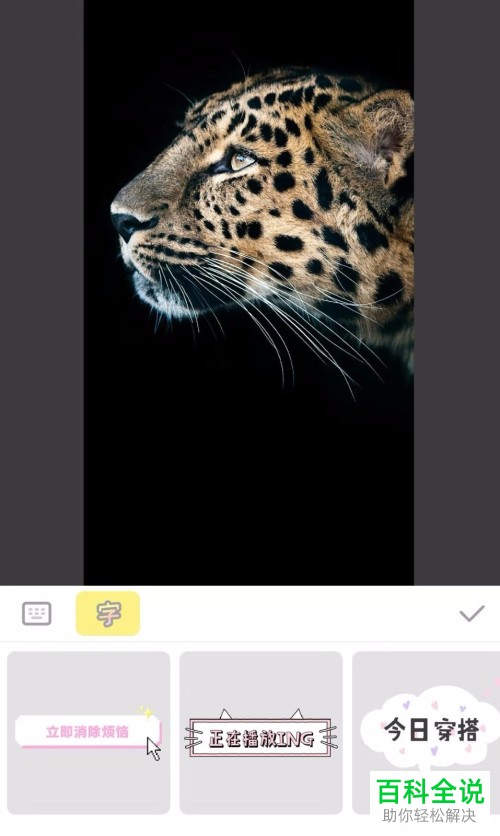 如何在黄油相机App中添加贴纸