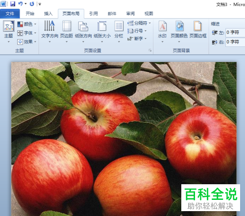 如何在word中将插入的背景图平铺在整张A4纸上？