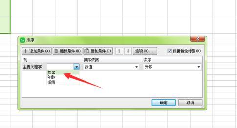 如何在wps表格中设置按姓氏排序