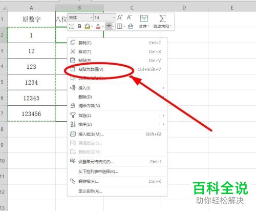 如何在wps中将不同位数快速统一呈现为要求的八位数？