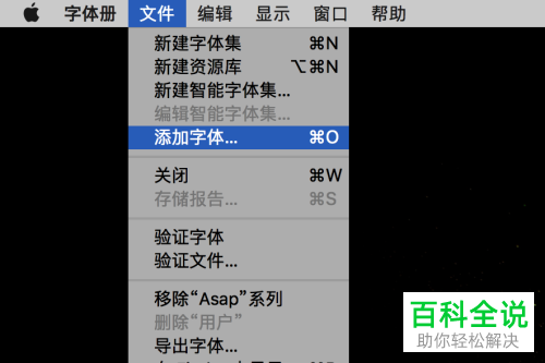 如何在苹果Mac电脑安装新字体